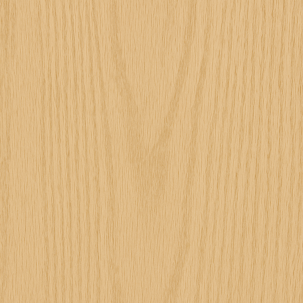 Close-up of white oak plank edge